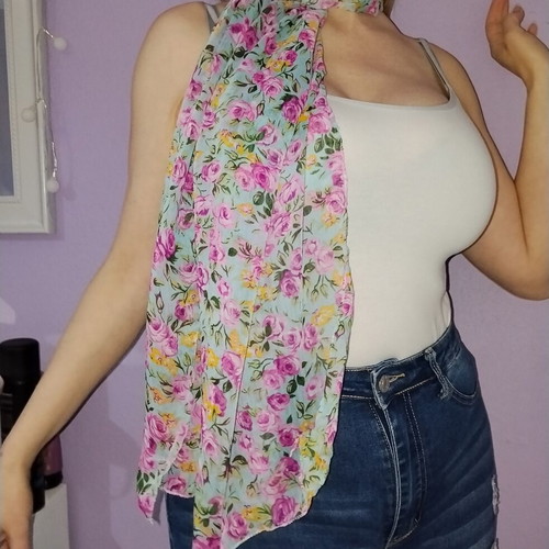 Pashmina and scarf set like new, multicolor
