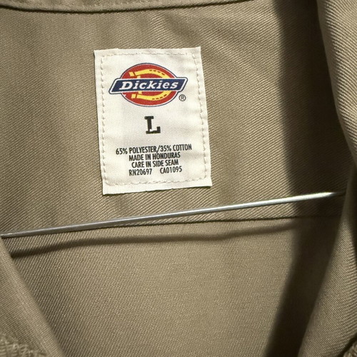 Dickies shirt, size Large, beige