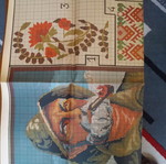 Vintage embroidery magazines, 29 issues with extra patterns