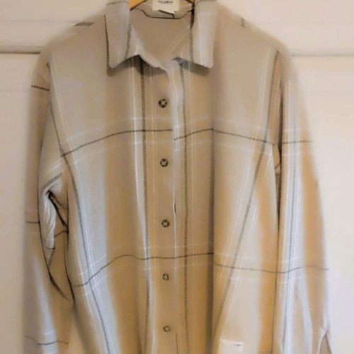 Overshirt Shacket beige shades Pull and Bear like new