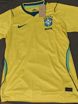 Brazil football jersey new with tags, size M