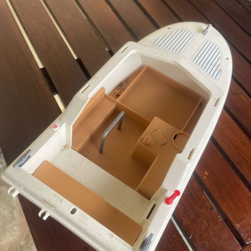 Playmobile vintage coast guard boat like new
