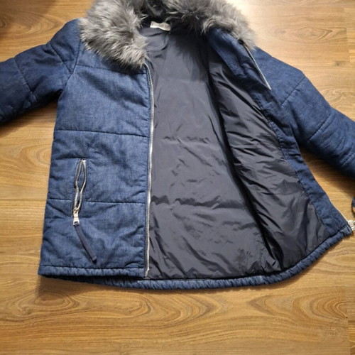 Mango women's jacket new blue without tag size S