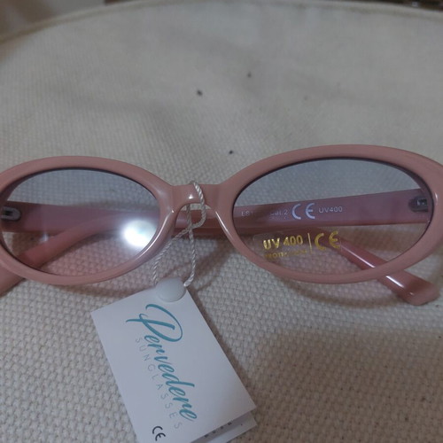 Pervedere sunglasses new, pink nude color