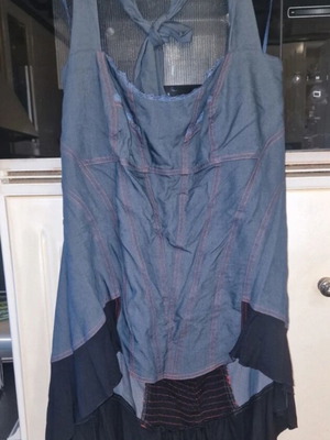 Denim blouse plus size L like new, blue by Mat Fashion