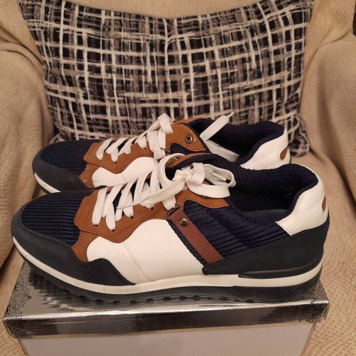 American Stars sneakers shoes used, size 43, blue and brown