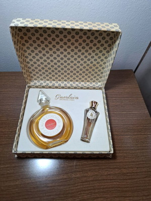 Guerlain Shalimar Vintage σετ δώρου μεταχειρισμένο, 1950s, Eau De Cologne & Extrait