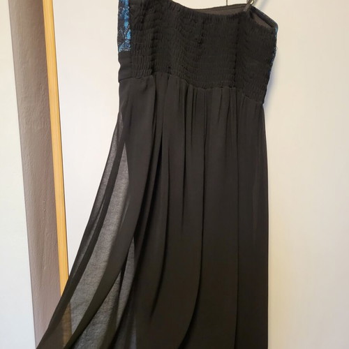Freestyle black and green dress, size S