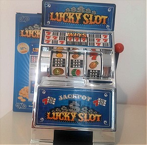 lucky slot machine money box