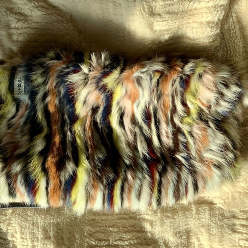Armani Jeans set scarf and muff multicolored new