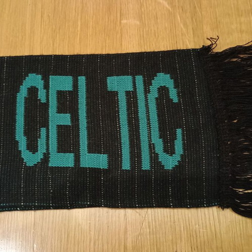 Celtic scarf double sided new, 90s