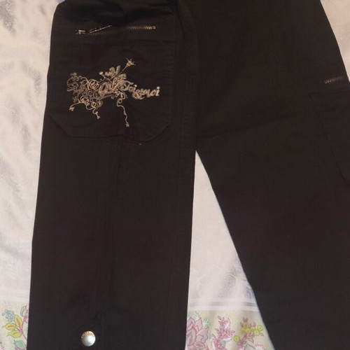 Vintage Toi&Moi Cargo Pants Y2K Embroidery and Strass Size S like new