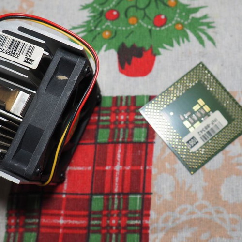Pentium III with cooler used, retro opportunity