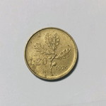 Νόμισμα 20 λιρέτες Ιταλίας 1979 μεταχειρισμένο