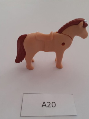 Playmobil pony A20 like new, brown two-tone