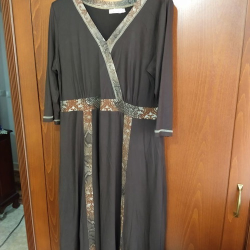 Φόρεμα Chrisper XL καφέ ελαστικό ύφασμα σαν καινούργιο
