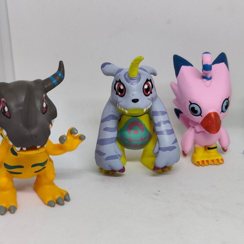 Digimon collectible figure set of 9 pieces like new