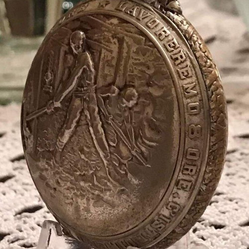 NROHDLAW pocket watch used, historic 1890-1900 with roskopf mechanism