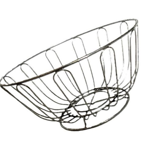 Vintage Wire Fruit Bowl Like New, Metal Mid-Century Design