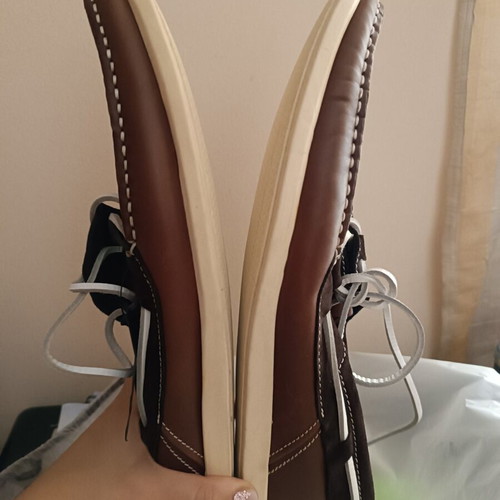 Armand Basi boat shoes new, size 45-46, brown leather