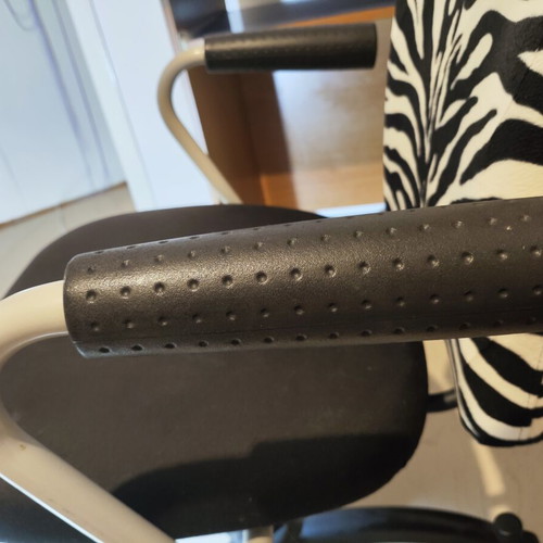 IKEA Zebra Print Desk Chair used with Adjustable Height