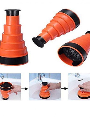 Plunger suction cup clog remover new
