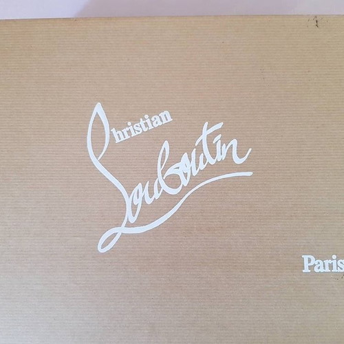 Γόβες Christian Louboutin 36.5 σαν καινούργιο, μπεζ και κόκκινο