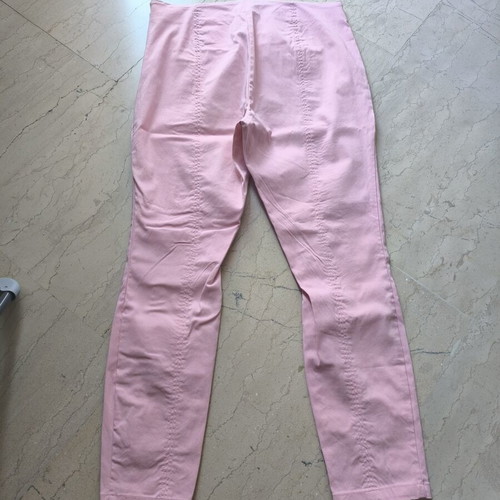 H&M XL summer elastic pants pink, new