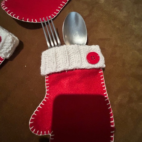 Handmade Christmas mittens new, pack of 12