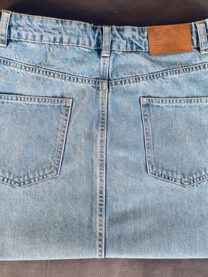 Jeans skirt Pink Woman like new, size XL 42 14