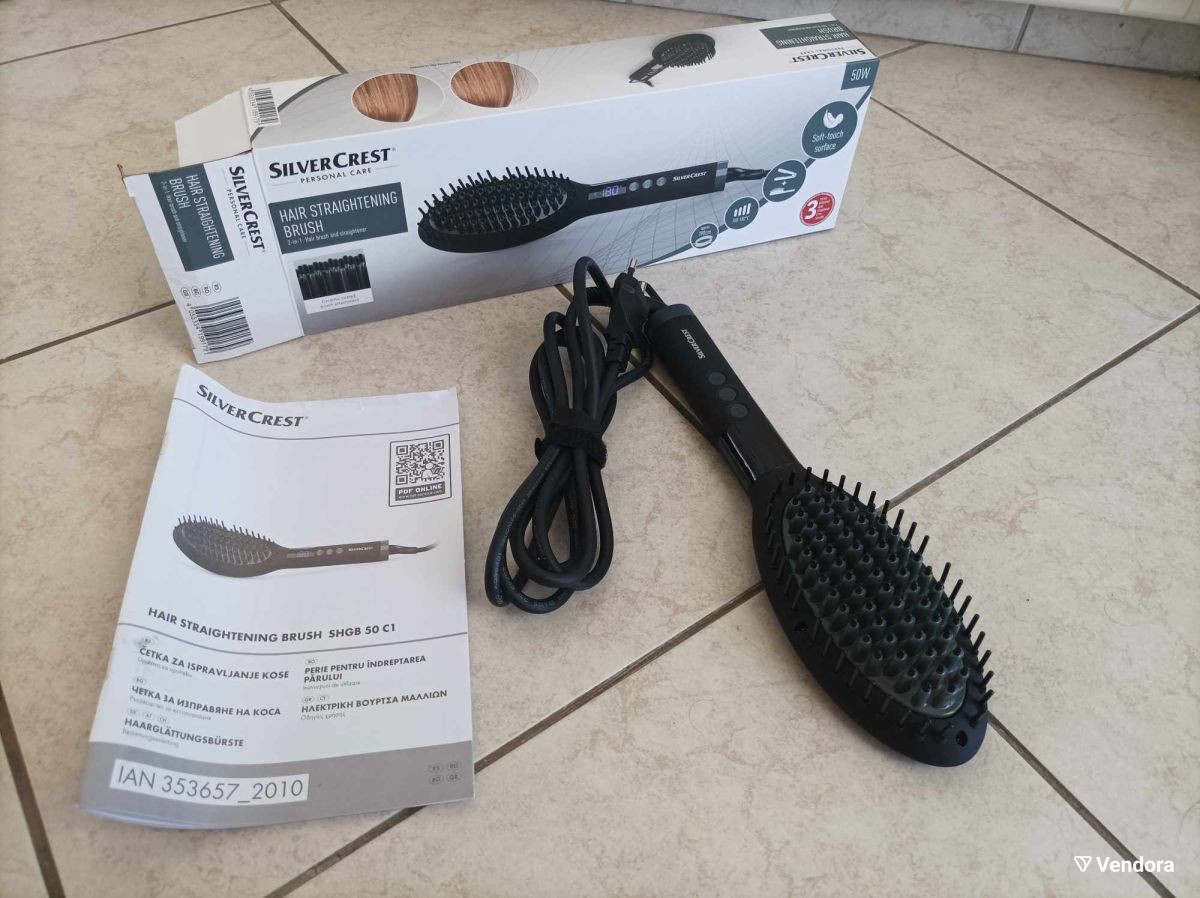 Hair Straightener Brush SilverCrest - - 10,00 € Vendora