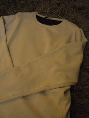Spring sweater used, white, H&M size M