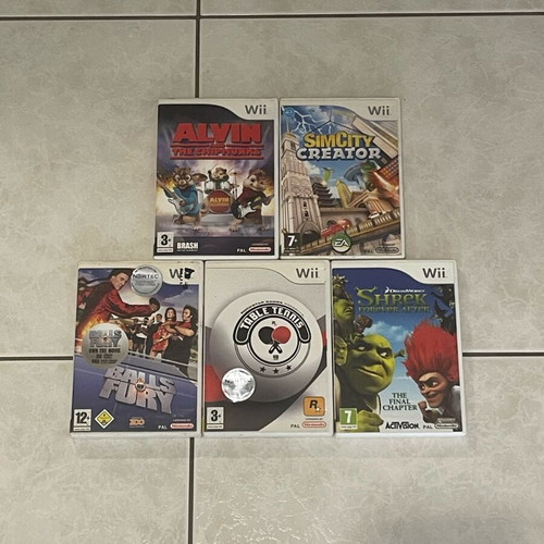 Wii games like new, pack of 5