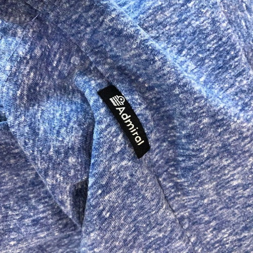 Admiral blue viscose women's T-shirt, size M