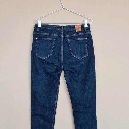 Pink Woman jeans like new, size L, blue
