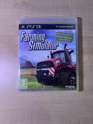 Farming Simulator PlayStation 3 game used