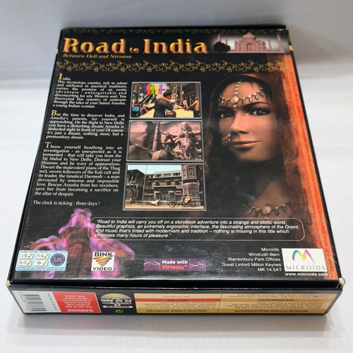 Road to India PC game like new, adventure, big box