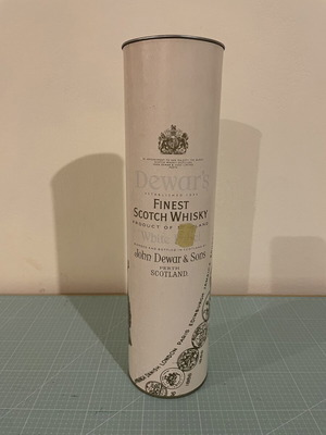 Dewar’s Whisky Collectible Box used, vintage packaging