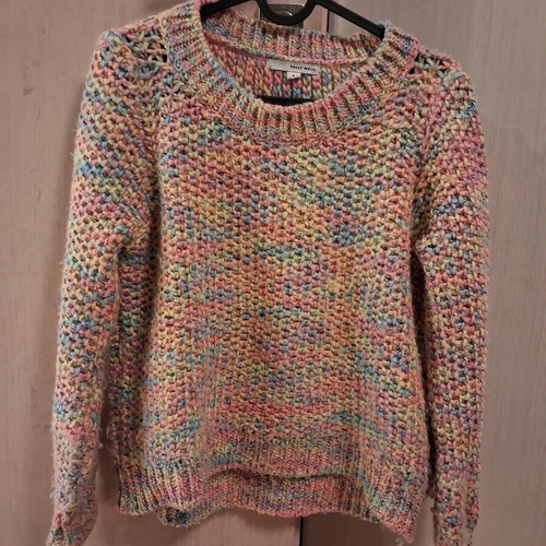 Tally Weijl knitted sweater used, colorful wool