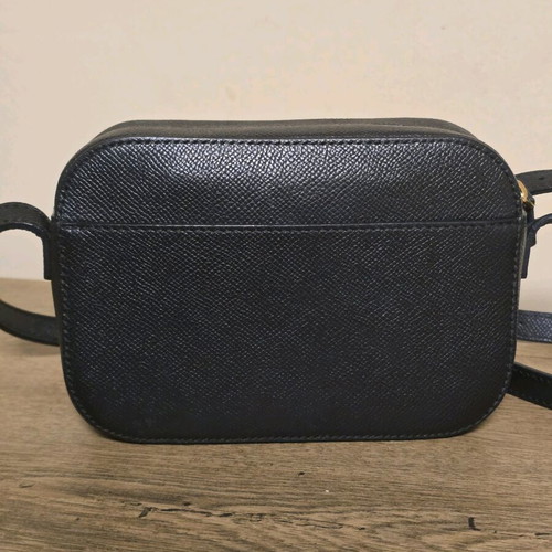 Balenciaga Black Leather XS Ville Camera Bag like new