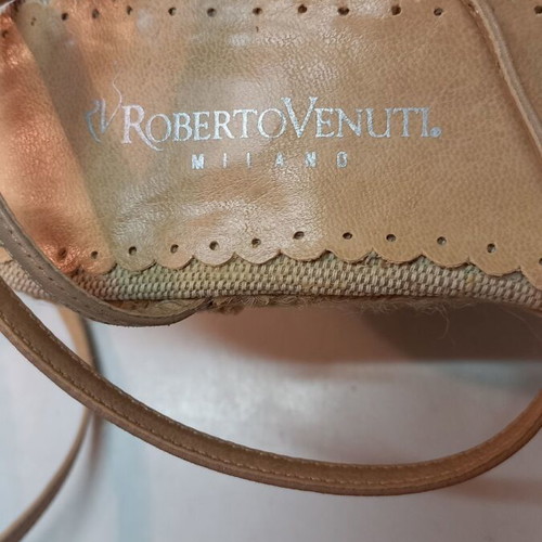 Γυναικεία πλατφόρμα Roberto Venuti μέγεθος 37 μεταχειρισμένη, μπεζ, 10ποντο τακούνι