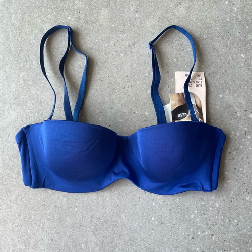 Balconette bra new, blue, H&M