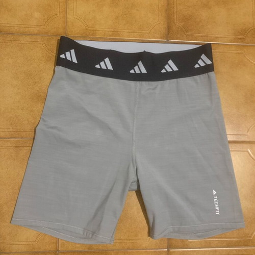 Adidas cycling shorts gray new fitted women's