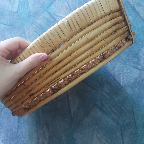 Wicker basket used, dimensions 29x37