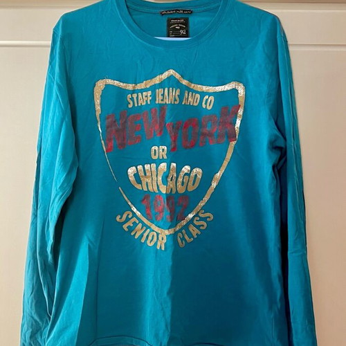 Staff shirt used, blue, size Medium