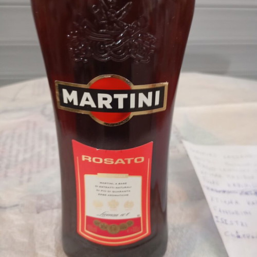 Martini Rosato 1L sealed Italian rosé vermouth