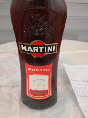 Martini Rosato 1L σφραγισμένο αυθεντικό ιταλικό ροζέ βερμούτ