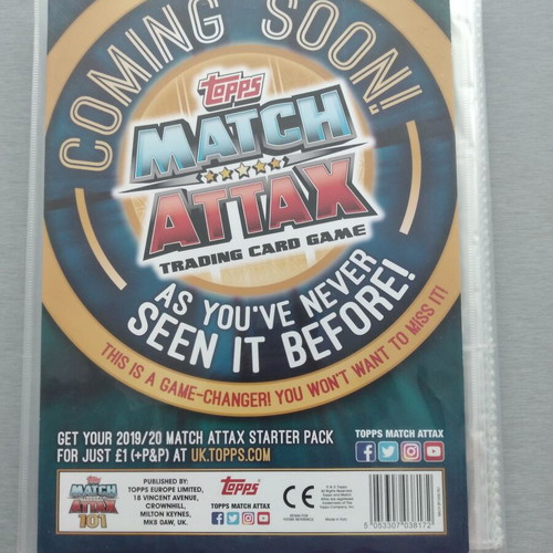 Topps Match Attax 101 Football Trading Cards Bundle used