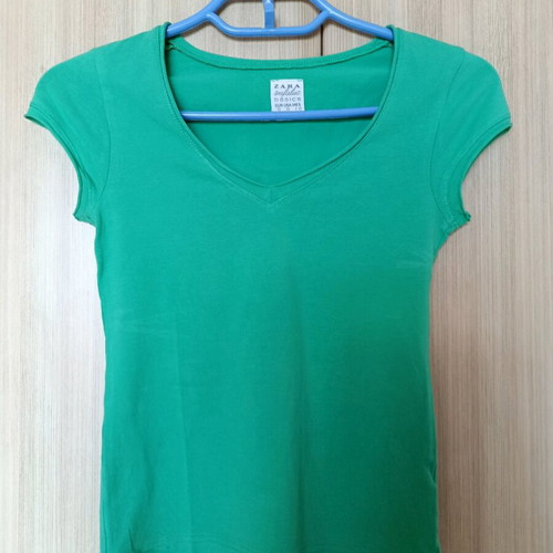 Zara blouse S green like new