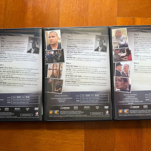 Prison Break Season 1 DVD like new with Greek subtitles